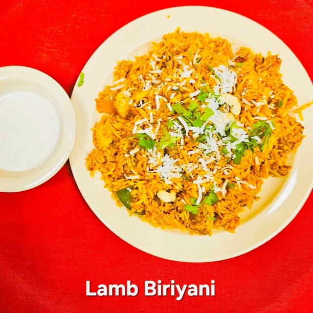 Lamb Biryani.
