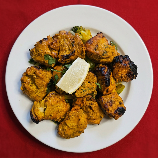 Grilled Chicken Tikka.